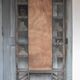 Art deco coat rack, wrought iron coat rack, cloakroom