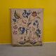 French Gros Point Embroidery on panel 19th Century
