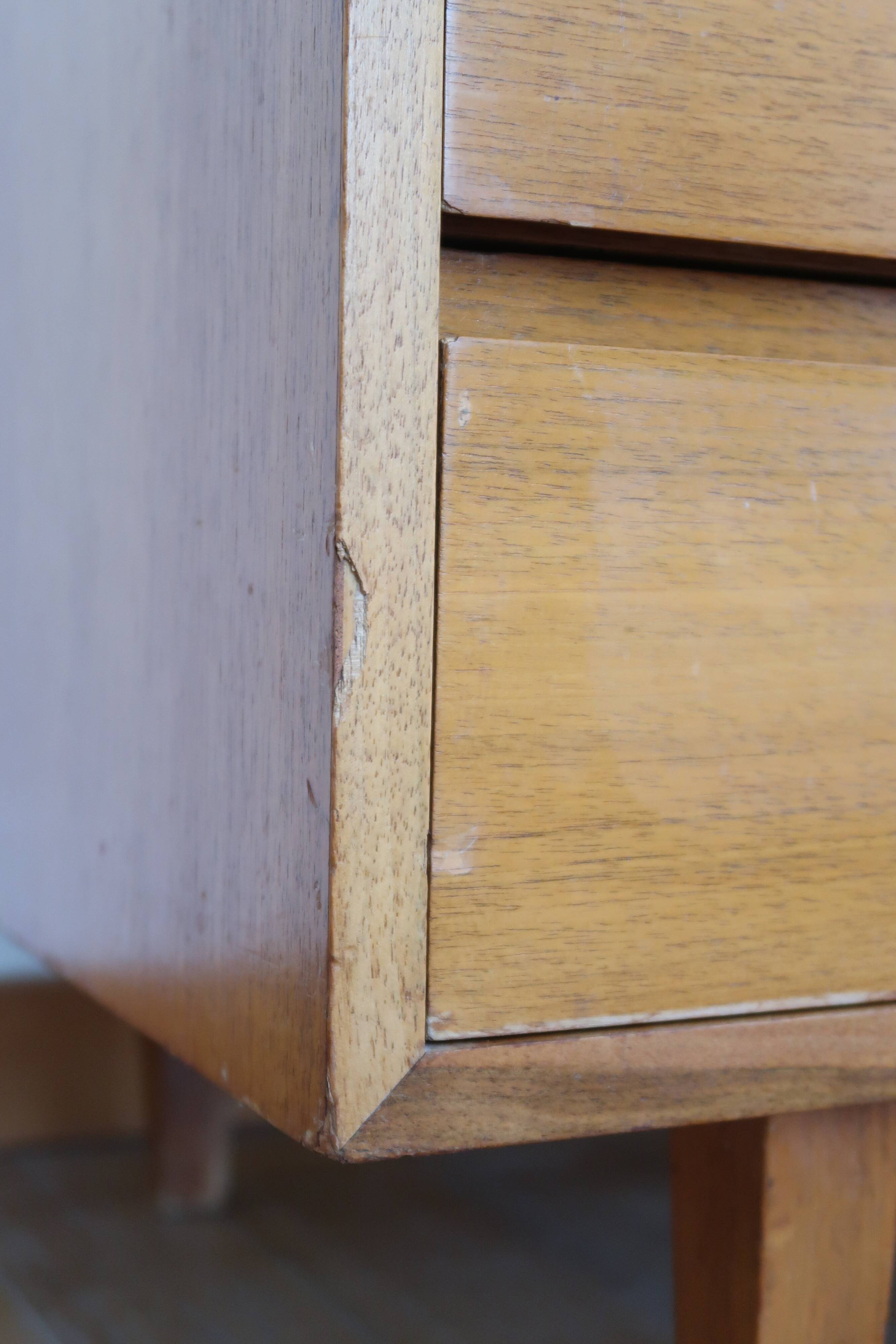 Scandinavian low chest of drawers