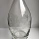 Carafe à vin en cristal en verre gravé début XXème