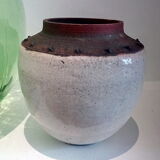 Vase boule en raku