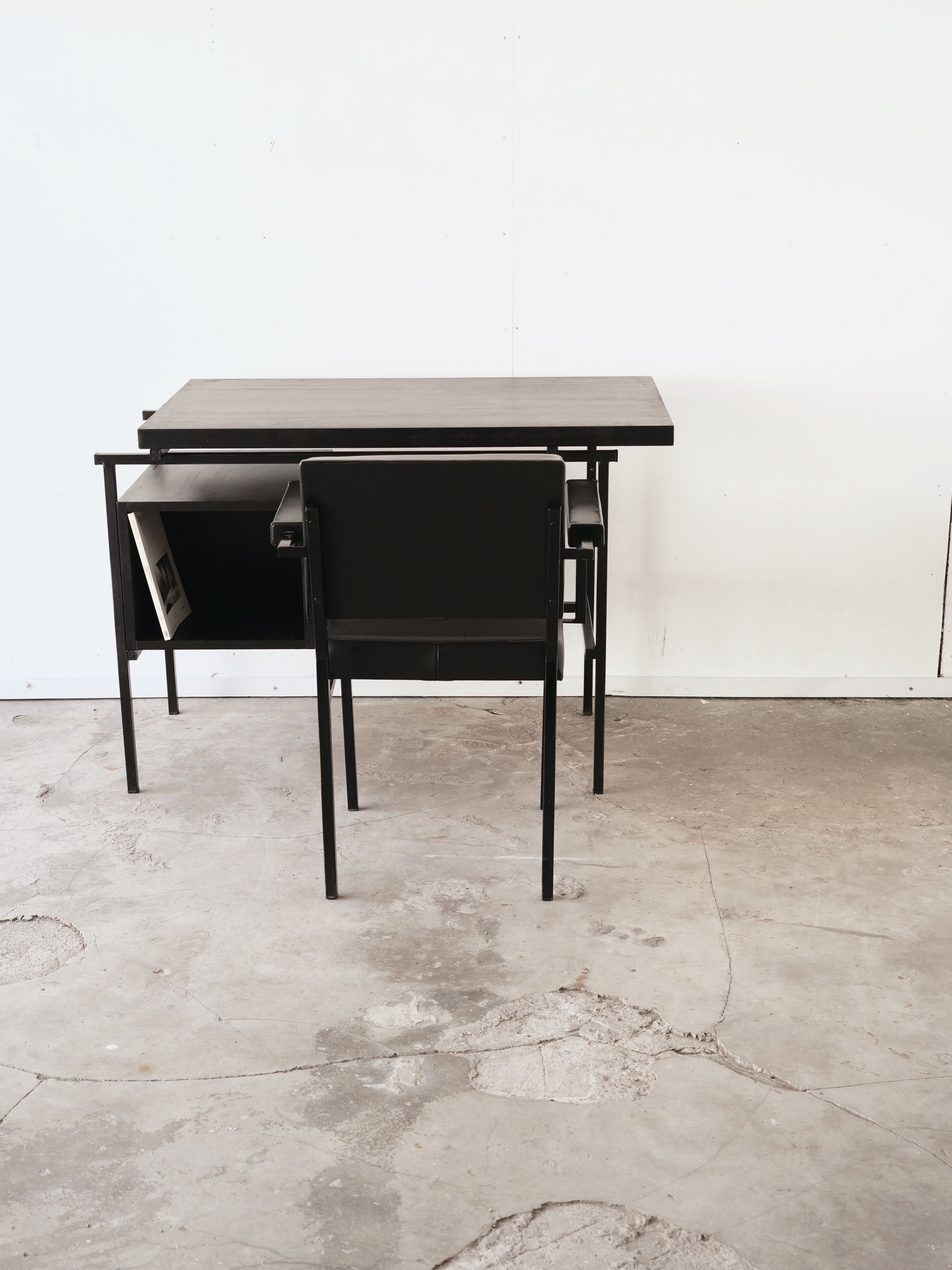 Modernist desk with chair