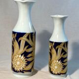 Ensemble de 5 vases cobalt