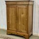 Small Louis Philippe 19th century cherry wood wardrobe with a drawer at the top
