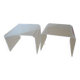 set of 2 vintage plexiglass side or bedside tables 1970