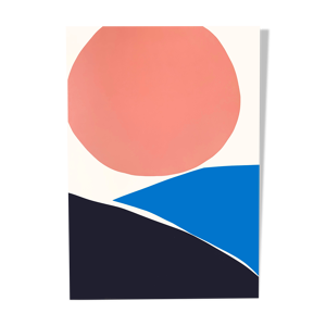 Affiche sérigraphie Dune 1