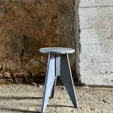 Tabouret en bois vintage de style rustique