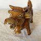 Creamer, zoomorphic cow milk jug Arthur Wood, England