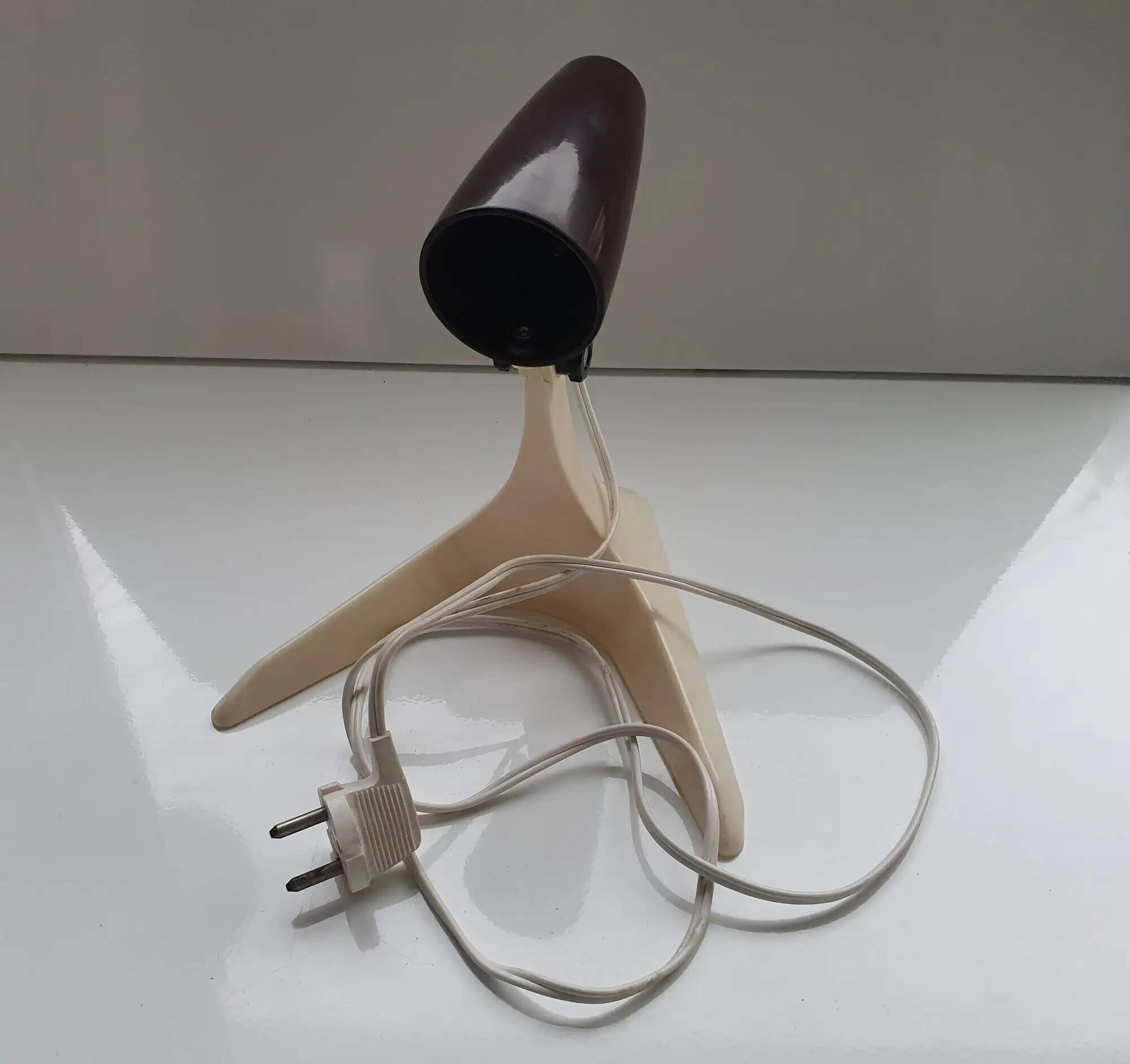 Pair of vintage bakelite table lamps from West Germany in the 1960s
