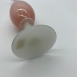 Vase en opaline rose poudrée 31cm