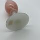 Powder pink opaline vase 31cm