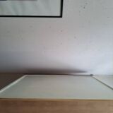 Small old sideboard painted blue and white
