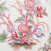 Assiette à dessert en porcelaine décor Minton 216, Sarreguemines