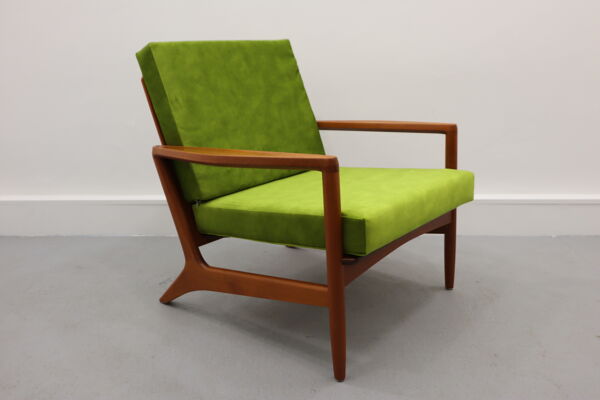 Fauteuil vintage danoise en teck, années 1970