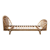 Vintage rattan basket bed 90cm x 190cm
