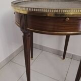 Table bouillotte en acajou