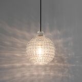 Stunning crystal glass pendant, Peill & Putzler, Germany, 1970s