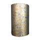 Cylindrical footbats gold leaf