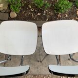 White formica chairs