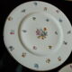 Set de 12 assiettes plates Limoges décor fleuri