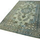 Tapis tissé à la main overdyed oriental années 1970 190 cm x 314 cm tapis bleu