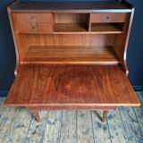 Danish secretary Gunnar Nielsen, Scandinavian sideboard, vintage desk