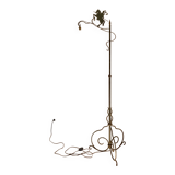 Ironwork reading floor lamp