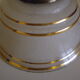 Suspension in brass and glass opaque Netherlands 1960s/1970s