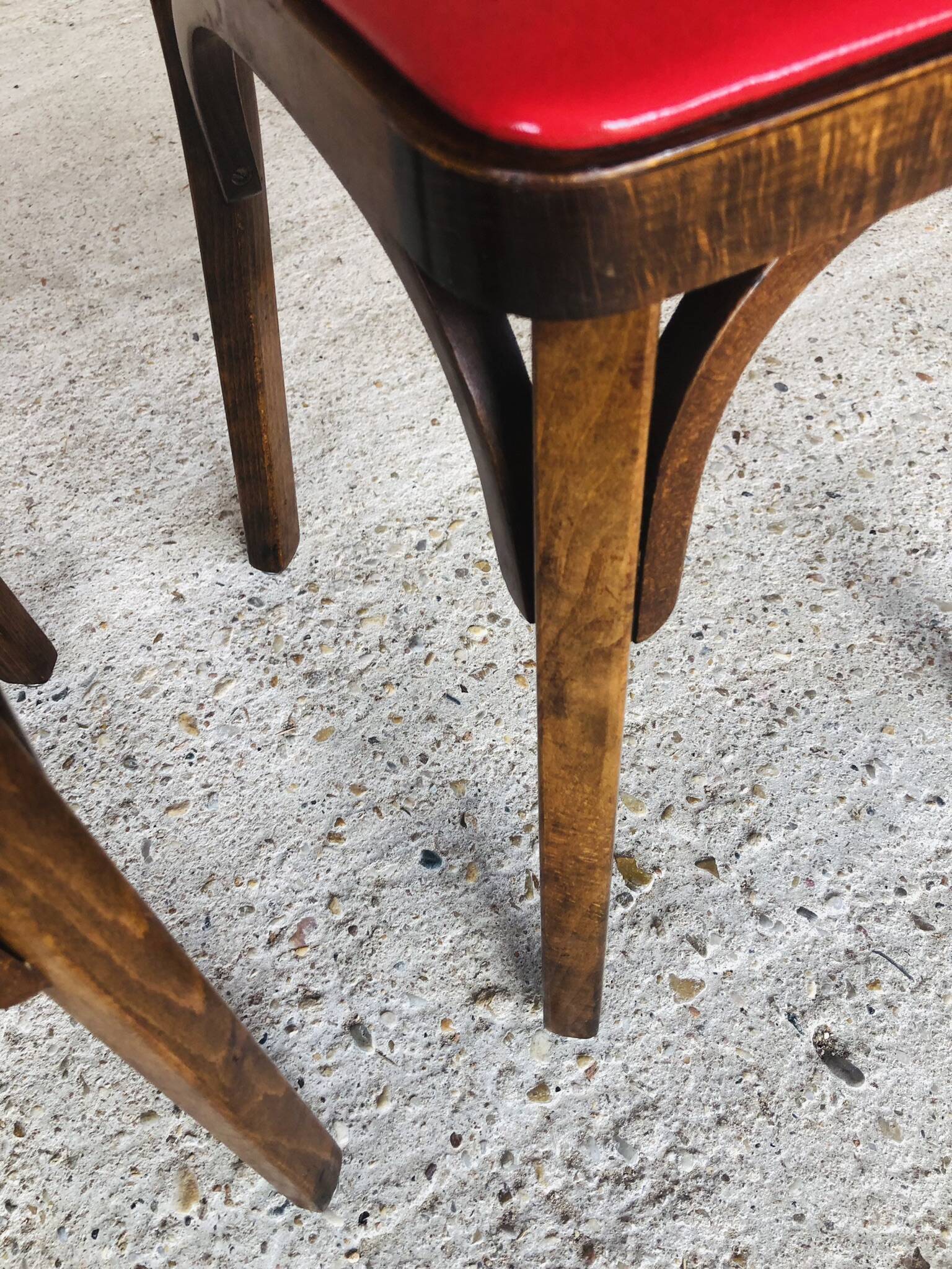 Pair of bistro chairs model # 153 by Baumann, circa 50/60