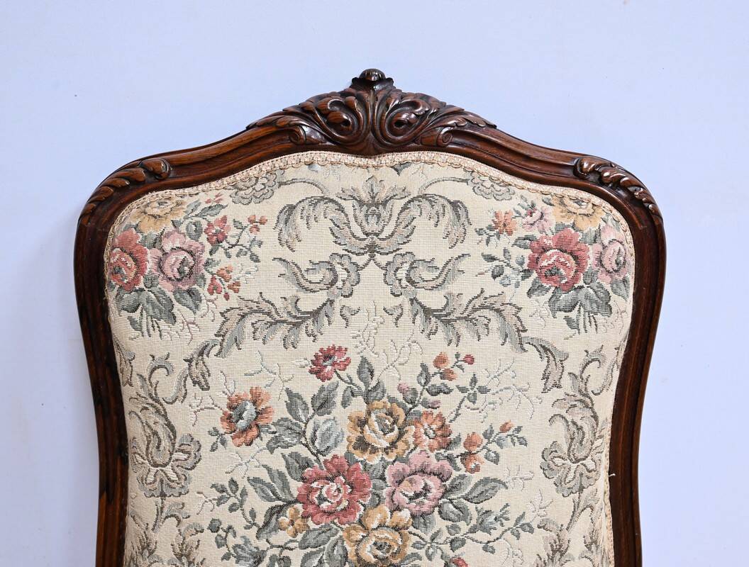 Suite of 4 Rosewood Chairs, Louis XV style, Napoleon III period – Mid-19th century