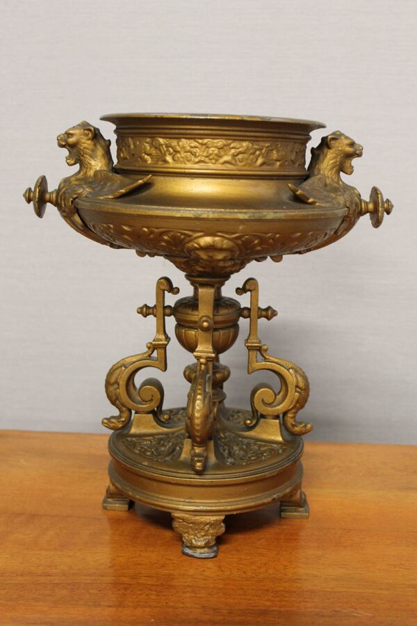 Vasque en bronze d'époque Napoléon III, en l'honneur de Pierre d'Union