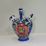 Gargoulette glazed terracotta /vintage/carafe/pitcher