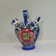 Gargoulette glazed terracotta /vintage/carafe/pitcher