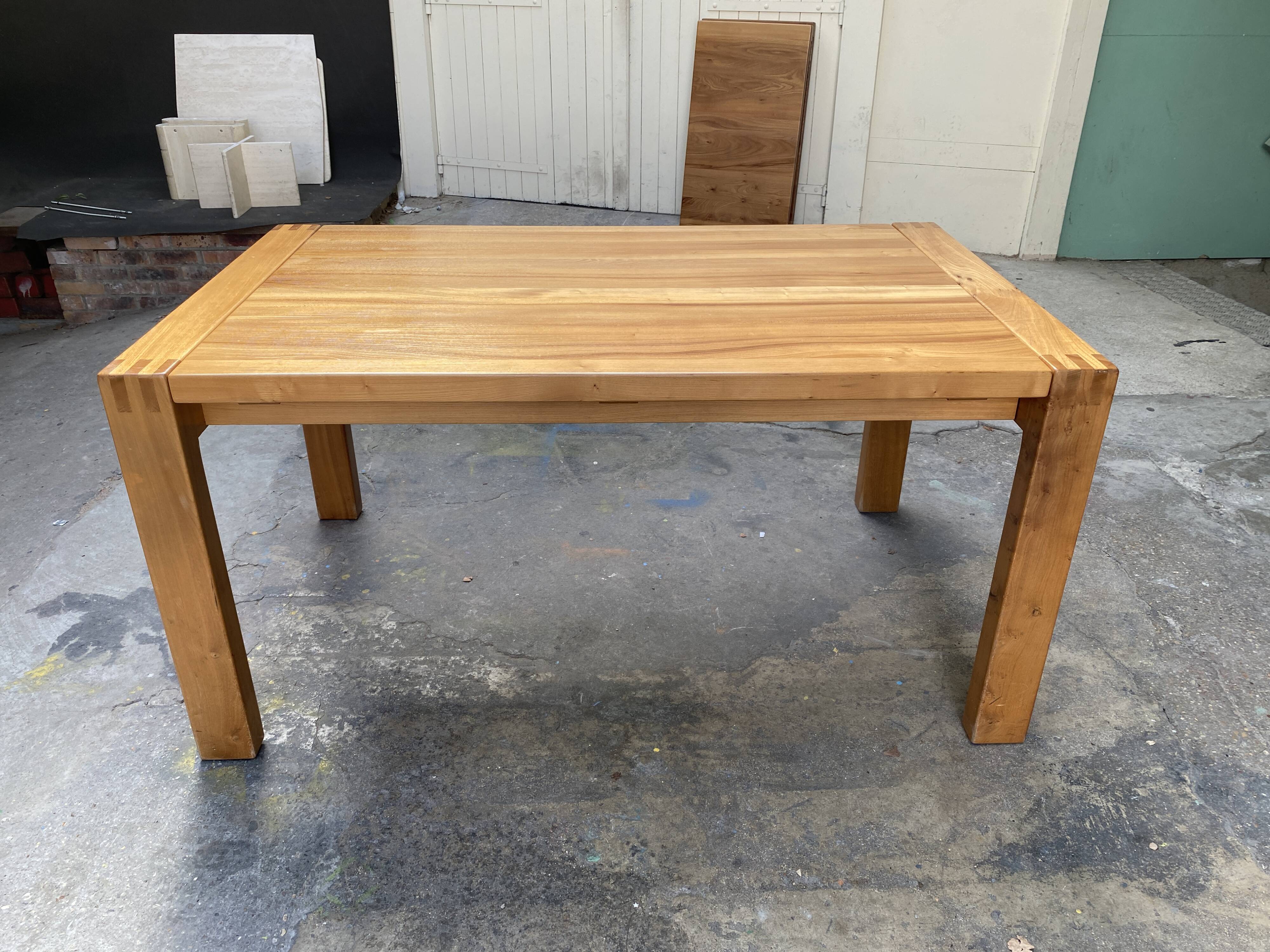 Elm dining table