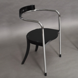 Set of 2 chrome lounge chairs by David Palterer for Zanotta italy 1980