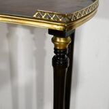 Double-Top Flying Table in Mahogany and Ebonized Pear Wood, Napoleon III Style – 1930