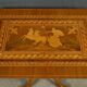 Table de salon en merisier et noyer, style Restauration – fin XIXe