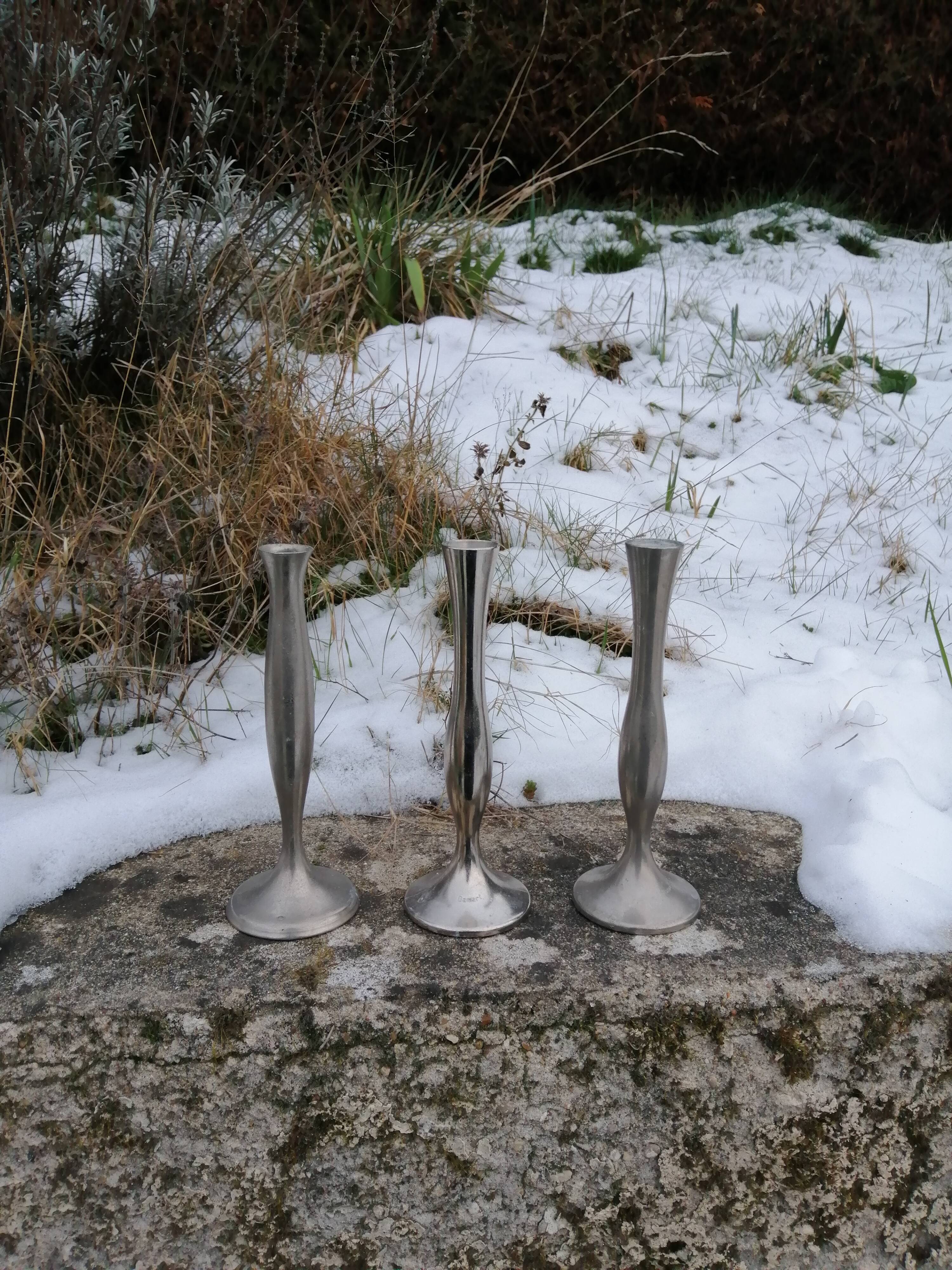 Trio of candlesticks