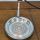Silver-plated Quinquet lamp from the 19th century.