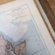 Africa, original map printed in 1892.