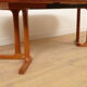Vintage extendable round dining table | Dyrlund | Solid teak | Danish