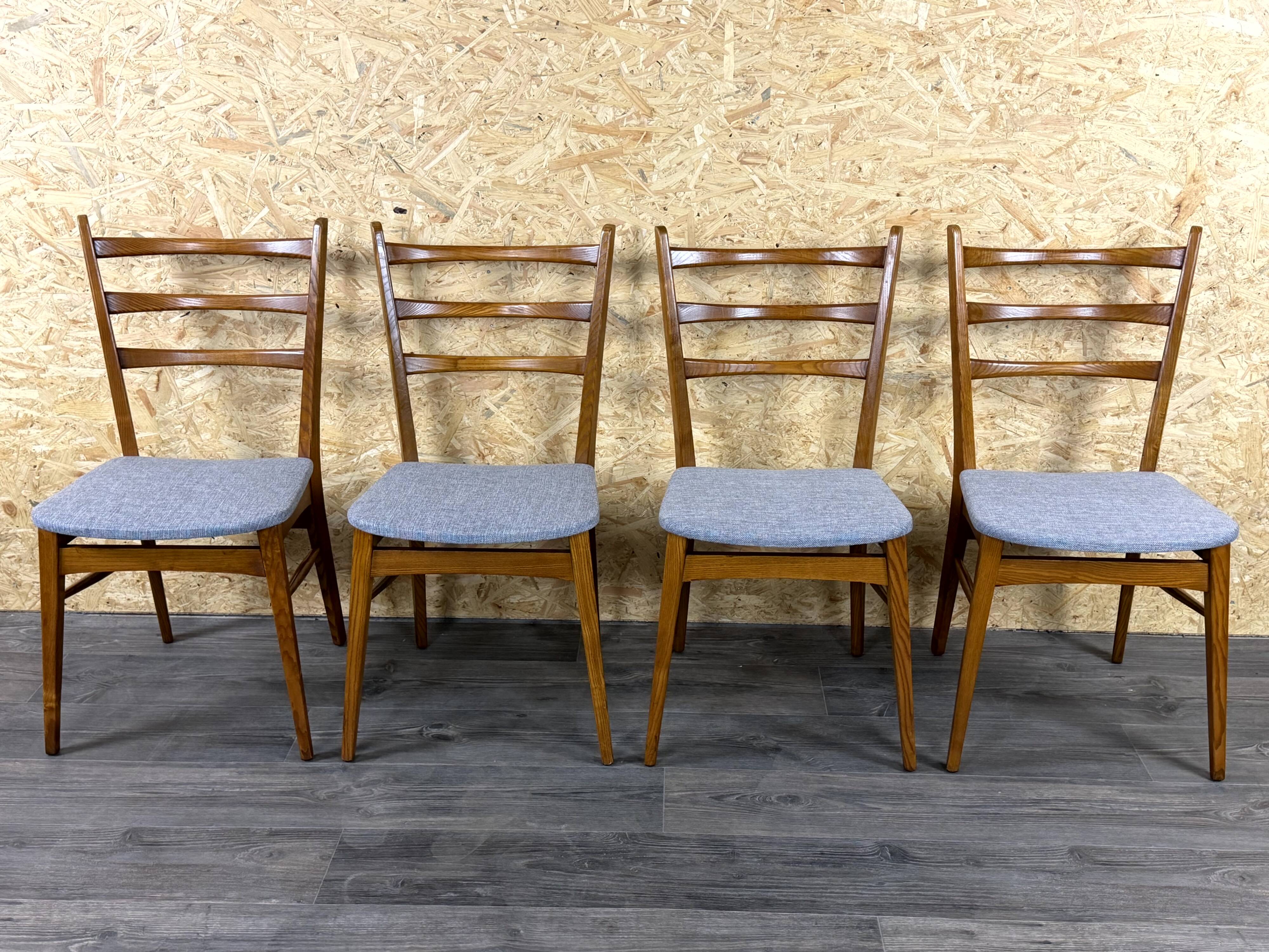 Chaises de salle à manger des années 1960 1970, design danois moderne du milieu du siècle, ensemble de 4.