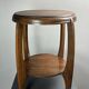 Dutch art deco Amsterdam school oak side table, 1930s
