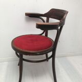 Fauteuil en bois courbé ancien