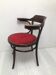Old curved wooden chair