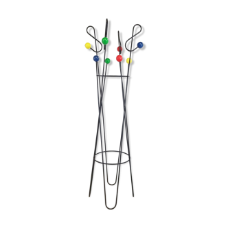 Vintage coloured coat stand 1950