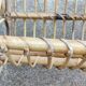 Vintage rattan magazine door