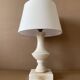 Old alabaster table lamp
