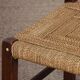 Paire de chaises rustiques en bois et corde, 1940