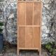 Parisian glass cabinet art deco raw wood 1930
